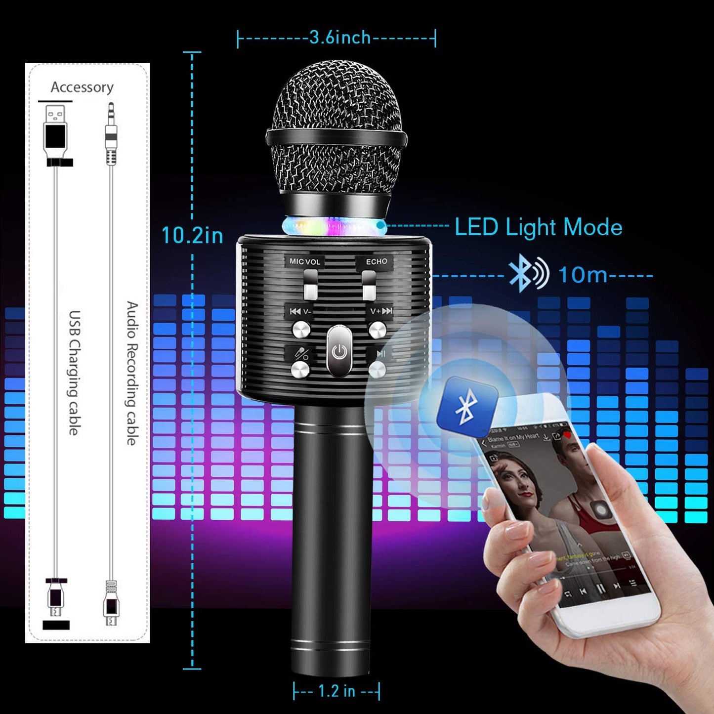 Micrófono Karaoke portátil