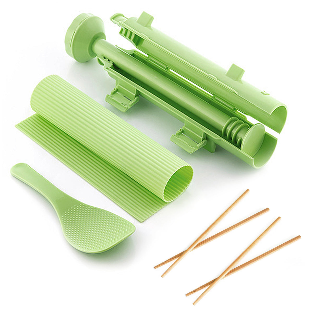 Set de Sushi + Palillos de Bambú