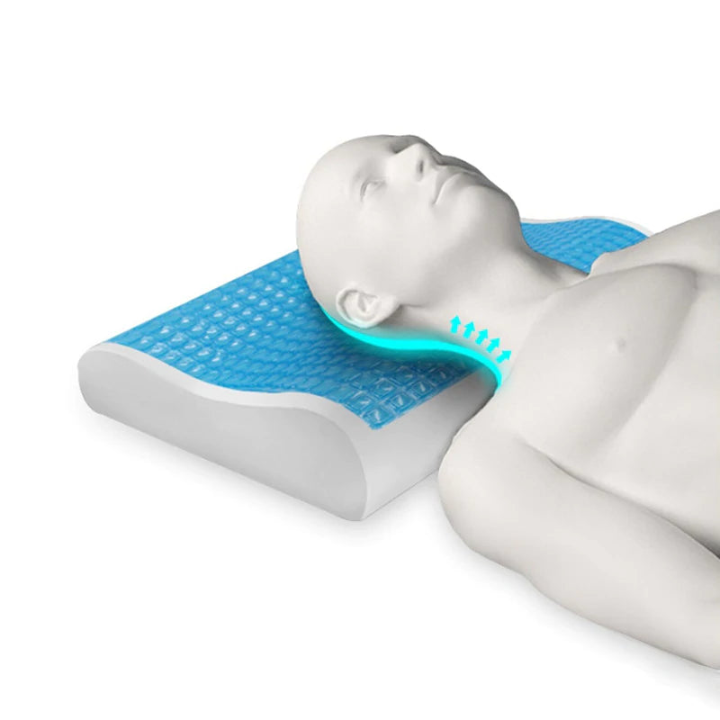 Almohada viscoelástica cervical