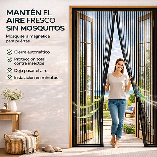 Mosquitera Magnética para puertas