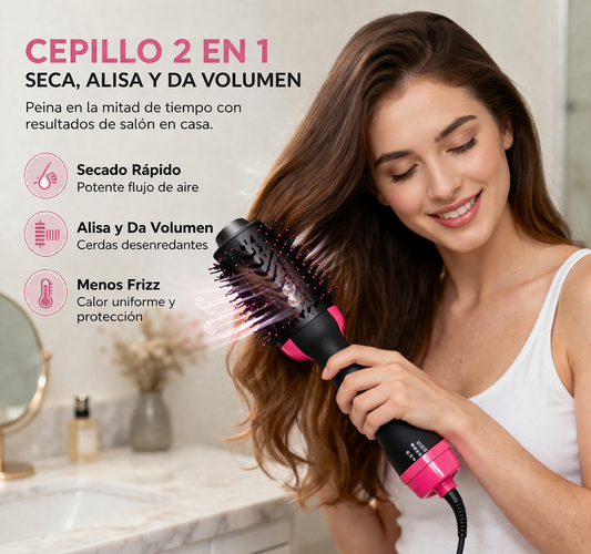 Cepillo Secador de Pelo 2 en 1