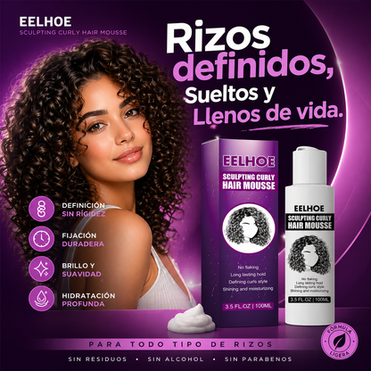 Espuma para Cabello Rizado