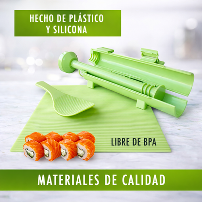 Set de Sushi + Palillos de Bambú