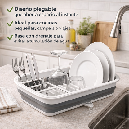 Escurreplatos Plegable