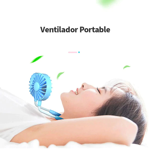 Ventilador portatil para el cuello